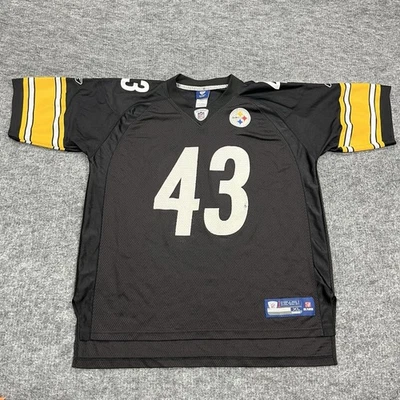 Camiseta Troy Polamalu Pittsburgh Steelers Para Hombre Extra Grande NFL Fútbol Reebok Foto 1 de 4