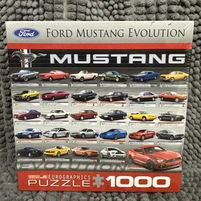 Ford Mustang Evolution - Jigsaw Puzzle by Eurographics - 1000 Pieces Sealed - Image 1 of 4
