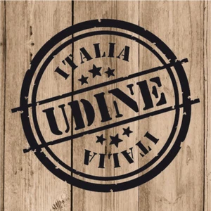 Udine Adesivi Vinile 10 cm Adesivo Udine Italia Parete Tablet Moto Auto - Picture 1 of 4