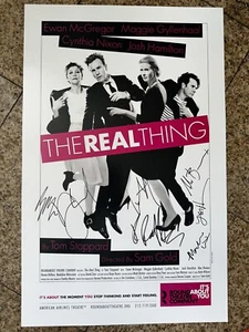 Ewan McGregor, Maggie Gyllenhaal, Cynthia Nixon Cast Signed Broadway Poster - Picture 1 of 1