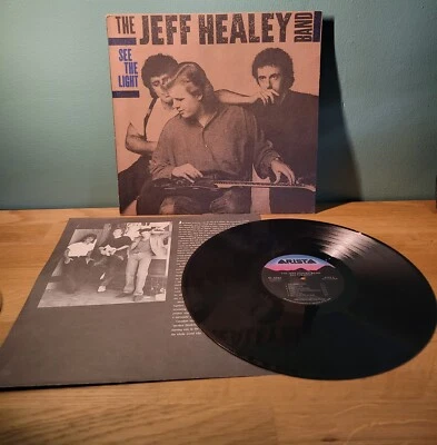 The Jeff Healey Band See The Light 1988 Arista Original Textured Cover Vinyl LP - Image 1 of 4