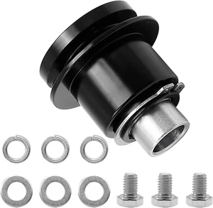 360° Steering Wheel Quick Release Disconnect Hub Kit Black With Bolts & Washer - Picture 1 of 11