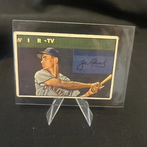 1952 Bowman #69 Joe Adcock Beautiful Color On Front & Nice Centering - Picture 1 of 4