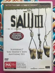 SAW 3 (2006) Horror Movie - Region 4 DVD Free Post - Picture 1 of 3