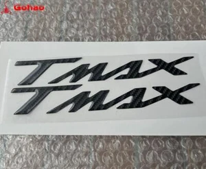 Real Carbon Fiber Fairing Tank Decal Badge For T-MAX Tmax 350 500 530 560 - Picture 1 of 5