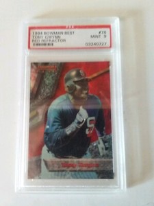 1994 BOWMAN'S BEST RED REFRACTOR NO. 78 TONY GWYNN PSA 9 MINT 