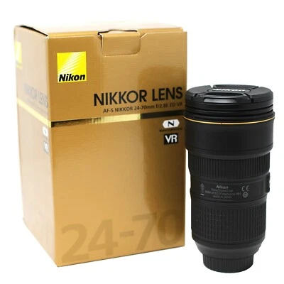 Nikon 24-70mm f/2.8 Vr E Ed Af-s Nikkor Lens - 2 Year Warranty UK Next Day Del - Image 1 of 4