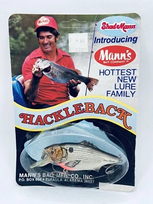 Isca NOS Manns Hackle-Back Shademann pesca água doce EUA empresa SMS365 - Imagem 1 de 4