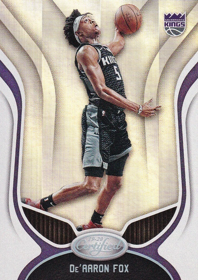 2019-20 CERTIFIED BASKETBALL DE'AARON FOX SACRAMENTO KINGS - B4679 - Image 1 of 2