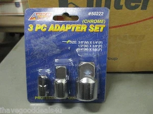 RATSCHENADAPTER STECKSCHLÜSSELSATZ * 1/4" 3/8" 1/2" ANTRIEB WANDLER REDUZIERER * NEU! - Bild 1 von 3