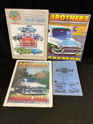 CATÁLOGO DE PIEZAS Y ACCESORIOS DE CAMIONETA CHEVROLET 1947-1972 VINTAGE, LOTE DE 4 Foto 1 de 4
