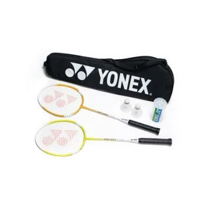 Yonex 2 Player Badminton Set GR505 2 Rackets 2 Shuttles & Carry Bag - Picture 1 of 4