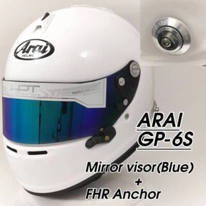 ARAI Helmet GP6S with shield and anchor Auto Racing sold by "Helmet Paint Tokyo" - Picture 1 of 5