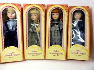 4x Sammlerpuppe Porzellan 40cm neu unbespielt Doll OVP - Picture 1 of 7