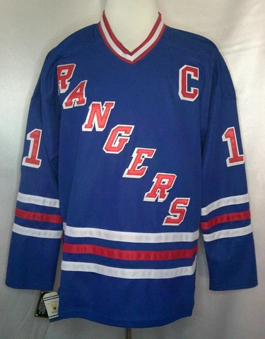Mark Messier New York Rangers Blue "1990-1997 Throwback" CCM NHL Jersey Cover