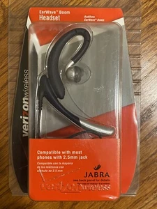 JABRA VERIZON EAR WAVE BOOM HEADSET 2.5mm JACK EAR HOOK IN SEALED PACKAGE - Picture 1 of 2