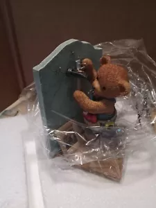 "Heavy Hitter" Faithful Fuzzles Honey-Do Bears Collection Hamilton "New" COA - Picture 1 of 4