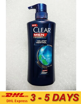 370 ml. Champú nutritivo anticaspa transparente para hombre fresco deporte mentol + enfriamiento como nuevo Foto 1 de 3