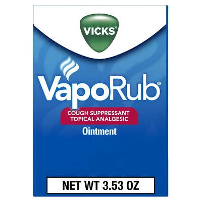Vicks 223311 VapoRub Cough Suppressant Topical Analgesic Ointment - 3.53 Oz - Image 1 of 4