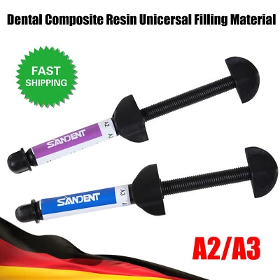 SANDENT Komposit Dental Zahnfüllung Fissurenversiegelung Composite Zahn A2 /A3 DE STOCK