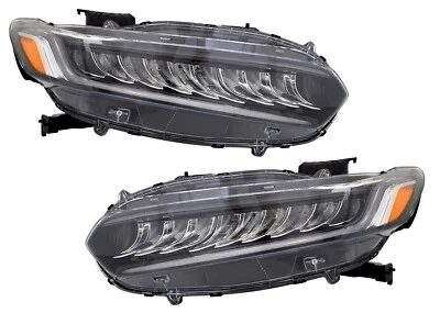 FIT HONDA ACCORD EX-L HYBRID 2021-2022 LED HEADLIGHTS HEAD LIGHTS LAMPS - Imagem 1 de 4