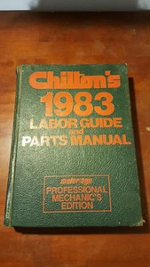CHILTON'S LABOR GUIDE & PARTS MANUAL 1983 7262  - Bild 1 von 4