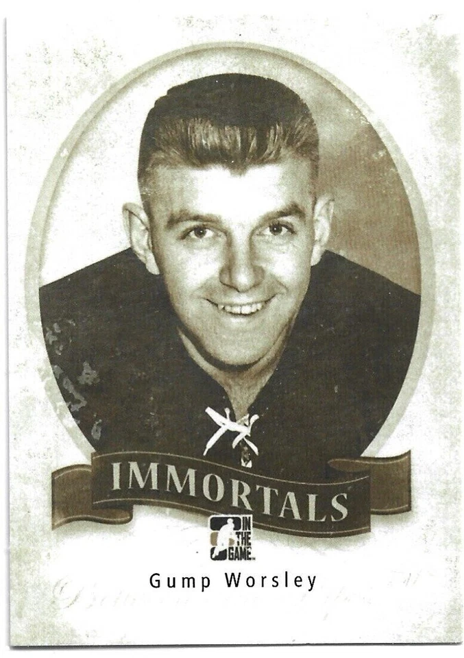 13-14 ITG Between the Pipes Immortals Insert Gump Worsley I-35 - Image 1 of 1