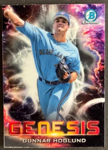2021 Bowman Draft Chrome Genesis #GNS-17 Gunnar Hoglund Toronto Blue Jays - Picture 1 of 2