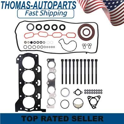 SE ADAPTA A 10-15 TOYOTA PRIUS V LEXUS CT200H 1.8L JUEGO DE TORNILLOS JUNTA DE CABEZA HÍBRIDA 2ZRFXE Foto 1 de 4