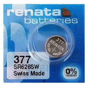 10 X RENATA SR626SW 377 SILVER OXIDE 1.55V WATCH BATTERY BATTERIES - Picture 1 of 2