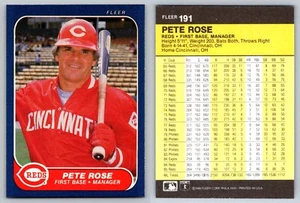 1986 FLEER Baseball Cards- Complete Your Set (1-199) - Set Break - U Pick & Save - Picture 1 of 200