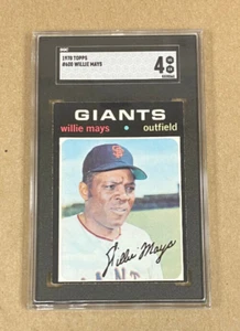 1971 Topps #600 Willie Mays SGC 4 "Say Hey" Giants Hof'er 99,99 $ - Bild 1 von 2