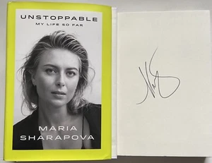 Maria Sharapova Signiert Tennis Buch Original Unterschrift Signed Autogramm - Bild 1 von 7