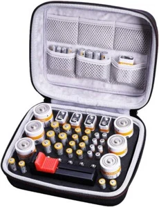 Battery Organizer Storage Case, Small Holder Holds 50+ AA AAA...  - Picture 1 of 8