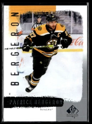 2020-21 SP Authentic 2000-01 Retro Patrice Bergeron #R31 H7R1K - Image 1 of 2