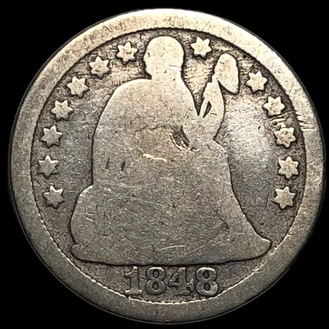 1848 P Seated Liberty Dime J8981 Cover