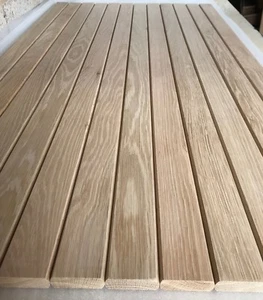 Oak Garden Bench Slats 12 Solid Hardwood 1220mm x 56mm x 20mm Seat Chair 4ft R - Picture 1 of 10