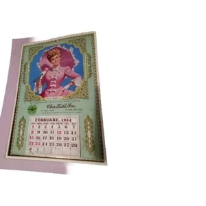 1914 Calendar The Golden Girl Advertising Chas Todd ST LOUIS/Winsome Winifred 2 - Picture 1 of 2