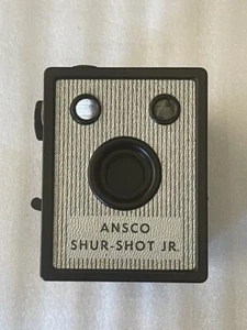 Vintage Ansco Shur-Shot Jr Box Camera WORKS in Box, Model JN-179 - Picture 1 of 9