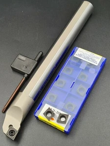10x CCMT 09T304-HM YBC252 für Stahl 1x 95° Bohrstange S16Q SCLCR-09 - Picture 1 of 2