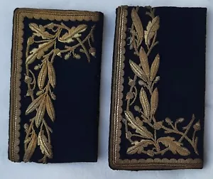 Galons de Veste fil d'or Administrateur des Colonies Uniforme ORIGINAL France - Bild 1 von 11
