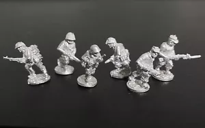20mm WWII USMC Attacking 6 Metallfiguren USMC3 - Bild 1 von 1