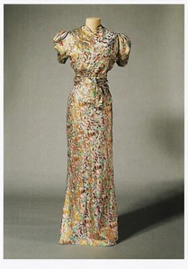 POSTCARD Maggy Rouff "Evening Gown" Paris Fashion MINT Unused - Picture 1 of 1