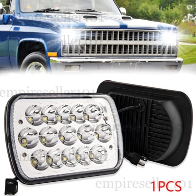 для Chevy C10 C20 C30 K10 K20 K1500 K2500 105 Вт 7x6 дюймов светодиодная фара дальнего/ближнего света - Изображение 1 из 4