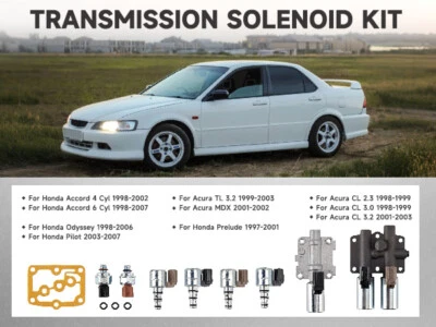 Transmission Solenoid Kit 8250-P6H-024 For Honda Accord Acura MDX  E4 - Image 1 of 4
