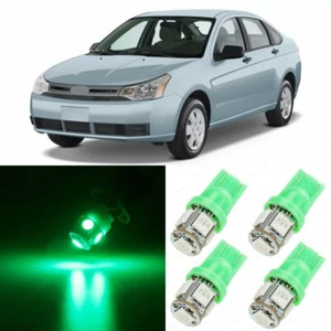 9 x Ultra Green Interior LED Lights Package For 2000 - 2011 Ford Focus +TOOL - Bild 1 von 8