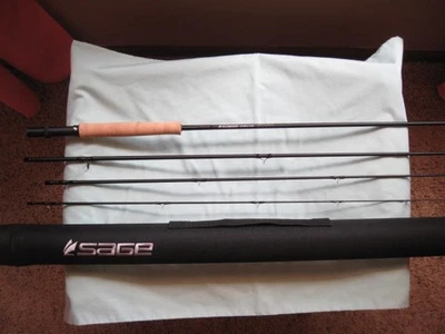 SAGE 590-4 FOUNDATION FLY ROD 5WT 4PC 9' BLACK FLY FISHING ROD-NEW - Image 1 of 4