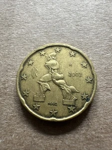 Moneta rara 20 centesimi di euro Italia 2002 - Foto 1 di 2