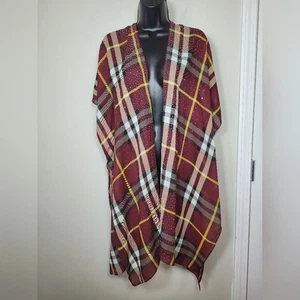 Kimono a cuadros Jessica McClintock nuevo con etiquetas - Imagen 1 de 7
