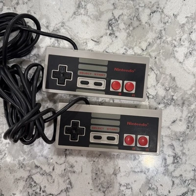 NES Nintendo Controller OEM Original NES-004 • Lot of 2 - Image 1 of 4